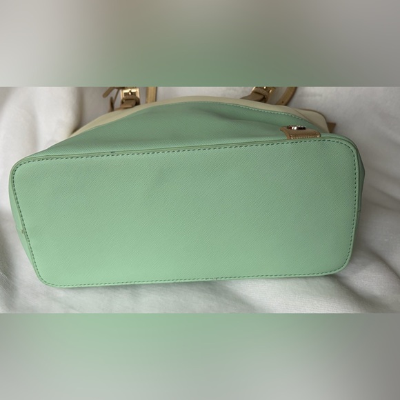 Spartina 449 Gold and Mint Tote - Picture 3 of 11